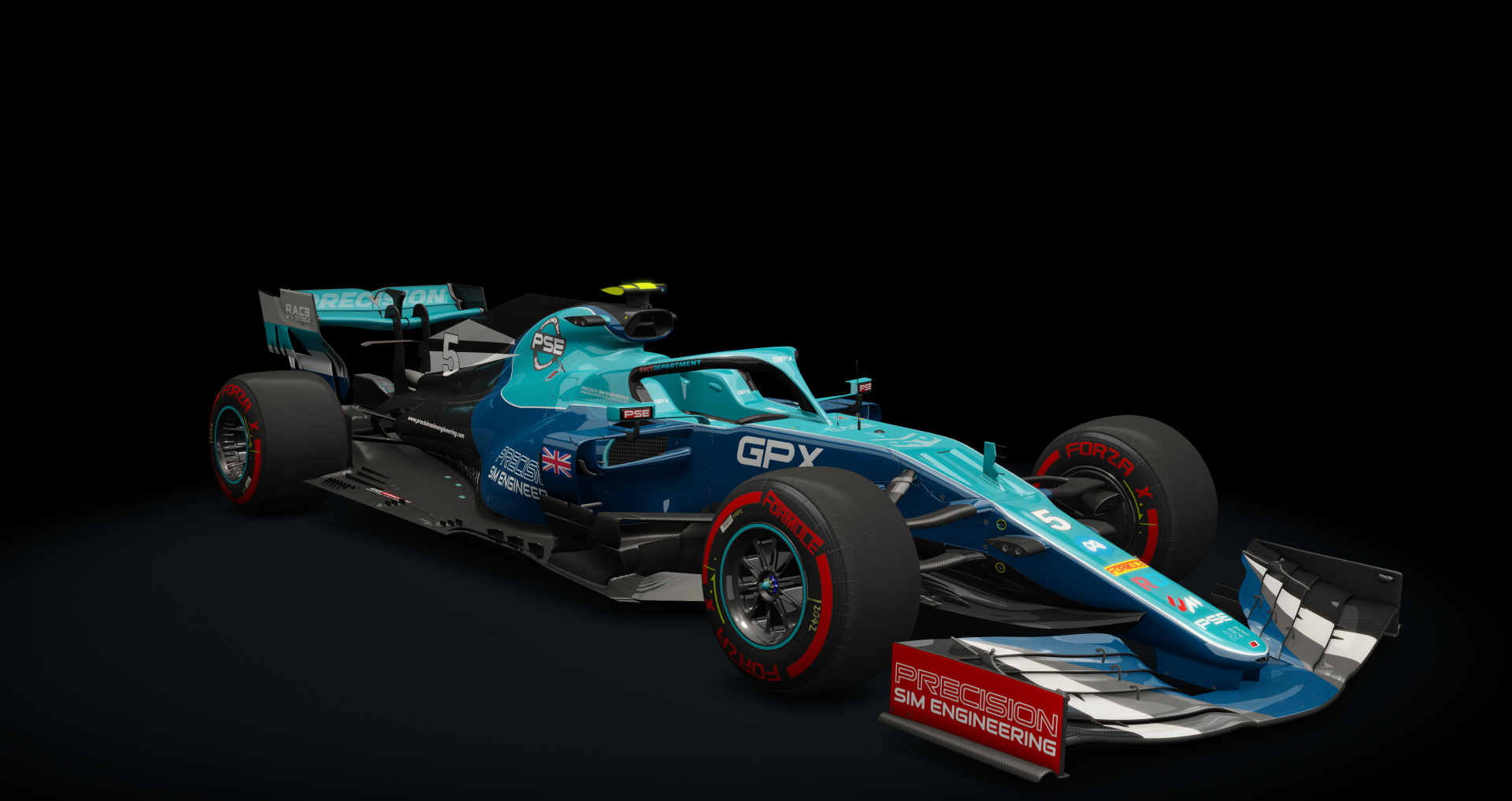 Formula Hybrid 2019, skin 05_pse_navy_aqua