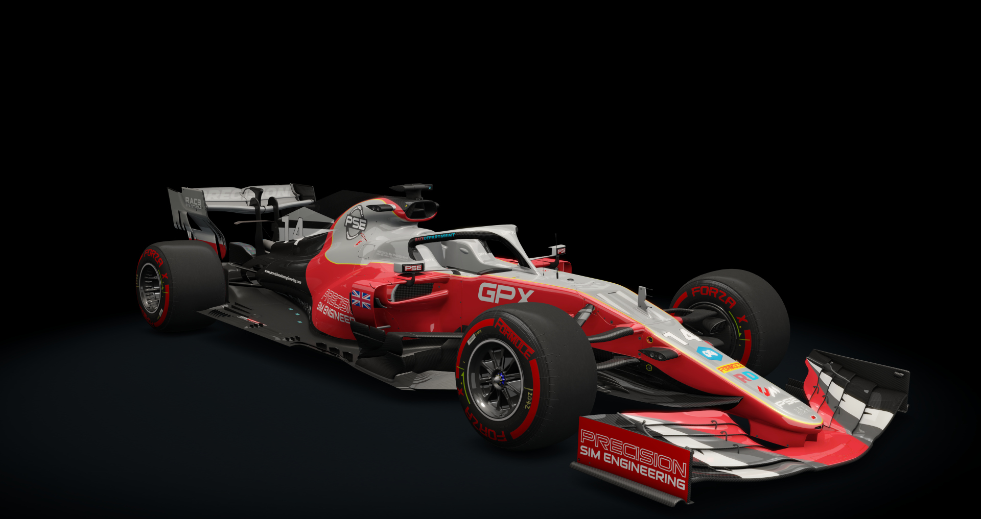 Formula Hybrid 2019, skin 14_pse_navy_red_yellow