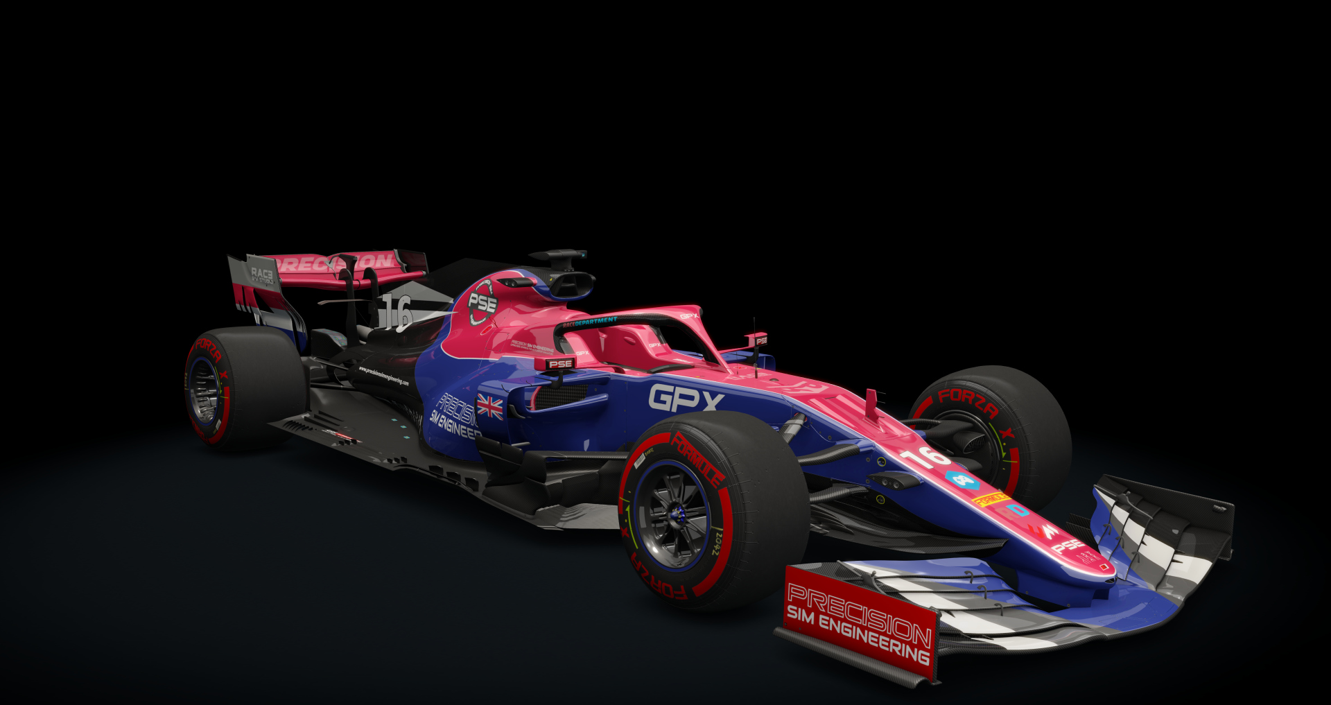 Formula Hybrid 2019, skin 16_pse_navy_red_blue