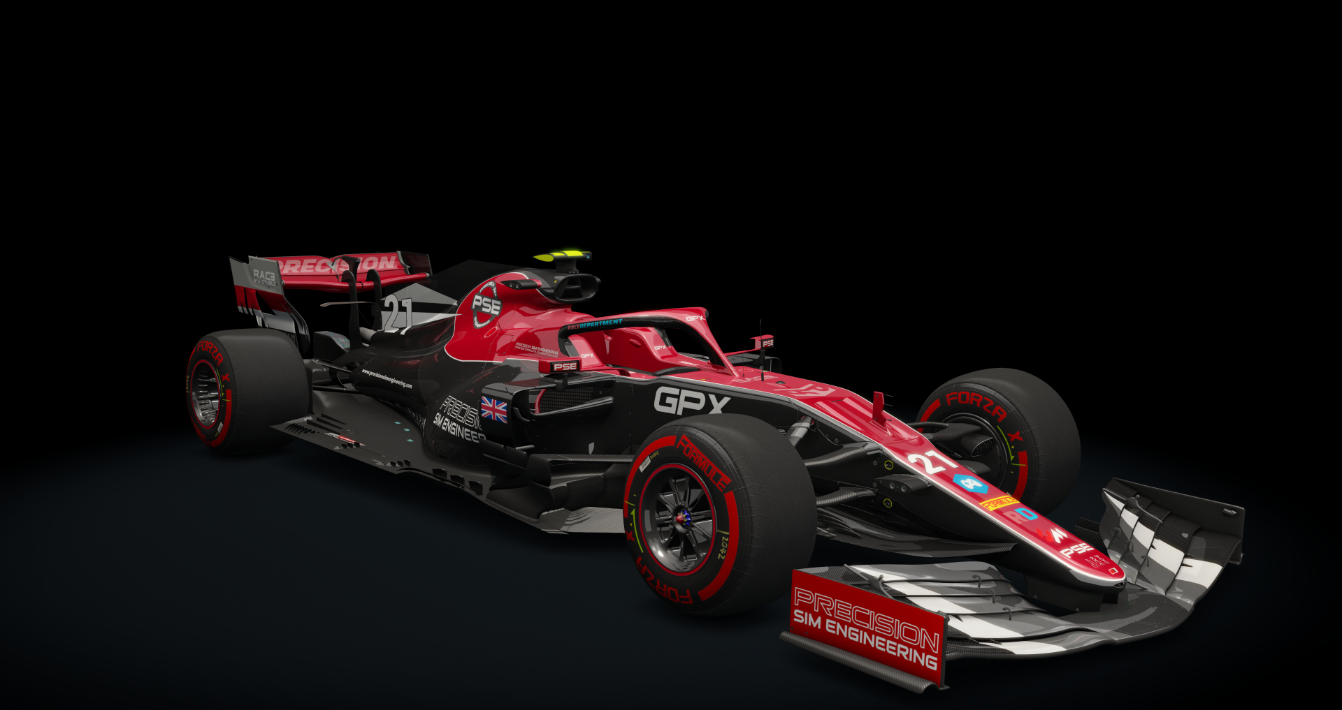 Formula Hybrid 2019, skin 21_pse_navy_black_red